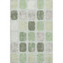 8' X 10' Artichoke Green Gray And Ivory Geometric Washable Area Rug With UV Protection