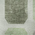 8' X 10' Artichoke Green Gray And Ivory Geometric Washable Area Rug With UV Protection