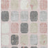 5' X 8' Blush Charcoal And Ivory Geometric Washable Area Rug With UV Protection