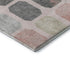 8' X 10' Blush Charcoal And Ivory Geometric Washable Area Rug With UV Protection