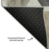 9' X 12' Ivory Beige And Gray Geometric Washable Area Rug With UV Protection