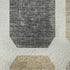 9' X 12' Ivory Beige And Gray Geometric Washable Area Rug With UV Protection