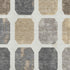 9' X 12' Ivory Beige And Gray Geometric Washable Area Rug With UV Protection