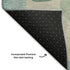 8' X 10' Teal Green And Ivory Geometric Washable Area Rug With UV Protection
