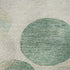 8' X 10' Teal Green And Ivory Geometric Washable Area Rug With UV Protection