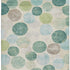 8' X 10' Teal Green And Ivory Geometric Washable Area Rug With UV Protection