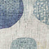 5' X 8' Navy Blue Ivory And Taupe Geometric Washable Area Rug With UV Protection