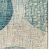 5' X 8' Teal Pink And Beige Geometric Washable Area Rug With UV Protection