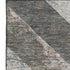 5' X 8' Brown Gray And Ivory Geometric Washable Area Rug With UV Protection