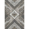 8' X 10' Brown Gray And Ivory Geometric Washable Area Rug With UV Protection