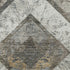 8' X 10' Brown Gray And Ivory Geometric Washable Area Rug With UV Protection