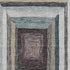 5' X 8' Beige Ivory And Charcoal Geometric Washable Area Rug With UV Protection