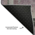 5' X 8' Blush Ivory And Charcoal Geometric Washable Area Rug With UV Protection