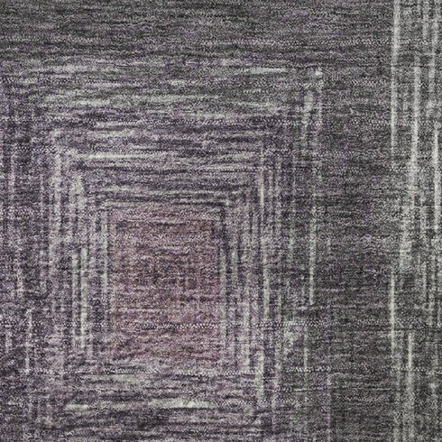 5' X 8' Blush Ivory And Charcoal Geometric Washable Area Rug With UV Protection