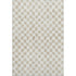 9' X 12' Beige And Ivory Geometric Washable Area Rug With UV Protection