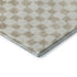9' X 12' Beige And Ivory Geometric Washable Area Rug With UV Protection