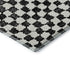 5' X 8' Black And Ivory Geometric Washable Area Rug With UV Protection