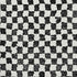 5' X 8' Black And Ivory Geometric Washable Area Rug With UV Protection