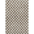 5' X 8' Brown And Ivory Geometric Washable Area Rug With UV Protection