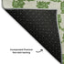 9' X 12' Green And Ivory Geometric Washable Area Rug With UV Protection