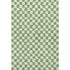 9' X 12' Green And Ivory Geometric Washable Area Rug With UV Protection