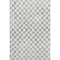 5' X 8' Gray And Ivory Geometric Washable Area Rug With UV Protection