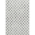 5' X 8' Gray And Ivory Geometric Washable Area Rug With UV Protection