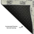 5' X 8' Gray And Ivory Geometric Washable Area Rug With UV Protection