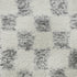5' X 8' Gray And Ivory Geometric Washable Area Rug With UV Protection