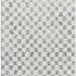5' X 8' Gray And Ivory Geometric Washable Area Rug With UV Protection
