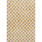8' X 10' Orange And Ivory Geometric Washable Area Rug With UV Protection