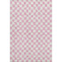 8' X 10' Pink And Ivory Geometric Washable Area Rug With UV Protection