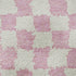 8' X 10' Pink And Ivory Geometric Washable Area Rug With UV Protection