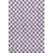 5' X 8' Purple And Ivory Geometric Washable Area Rug With UV Protection