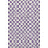 5' X 8' Purple And Ivory Geometric Washable Area Rug With UV Protection