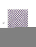 5' X 8' Purple And Ivory Geometric Washable Area Rug With UV Protection