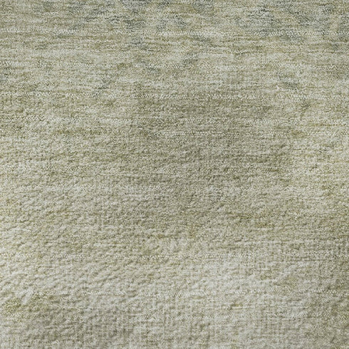 5' X 8' Beige Ivory And Taupe Damask Washable Area Rug With UV Protection