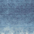 9' X 12' Denim Blue And Ivory Damask Washable Area Rug With UV Protection
