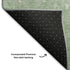 5' X 8' Green And Ivory Damask Washable Area Rug With UV Protection