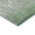 5' X 8' Green And Ivory Damask Washable Area Rug With UV Protection