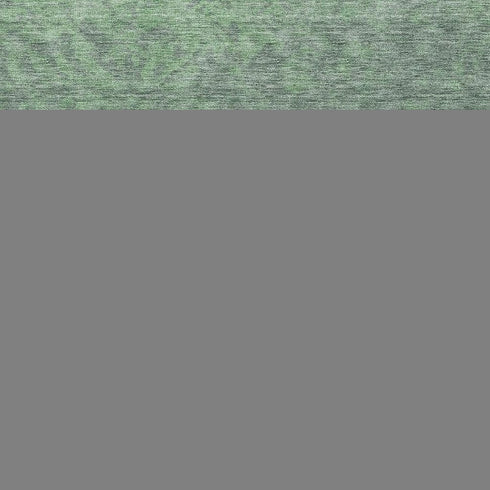 5' X 8' Green And Ivory Damask Washable Area Rug With UV Protection