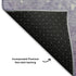 8' X 10' Purple And Ivory Damask Washable Area Rug With UV Protection