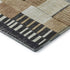 9' X 12' Black Gold And Ivory Geometric Washable Area Rug With UV Protection