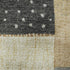 9' X 12' Black Gold And Ivory Geometric Washable Area Rug With UV Protection