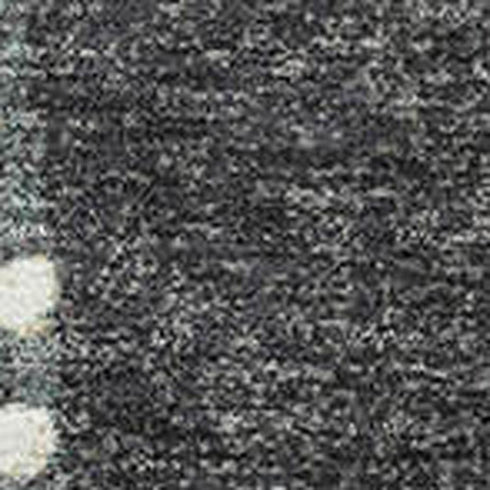 9' X 12' Black Gold And Ivory Geometric Washable Area Rug With UV Protection