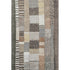 5' X 8' Brown Ivory And Gray Geometric Washable Area Rug With UV Protection