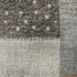 5' X 8' Brown Ivory And Gray Geometric Washable Area Rug With UV Protection