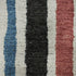 9' X 12' Black Blue And Copper Striped Washable Area Rug With UV Protection