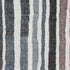 5' X 8' Denim Blue Ivory And Taupe Striped Washable Area Rug With UV Protection