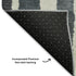 8' X 10' Denim Blue Ivory And Taupe Striped Washable Area Rug With UV Protection